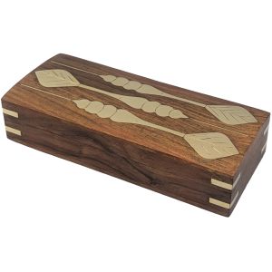 Dart Box - Sheesham Wood - 18cm
