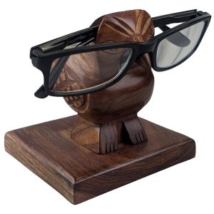Cuckoo Glasses Stand - Sheesham Wood 11cm