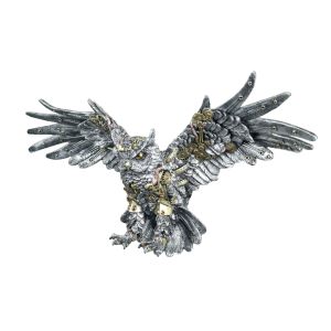 Mechanical Owl - Wings Outstretched  Wall Art 48cm