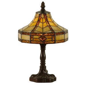 32x20cm Krays Club Tiffany Lamp. + Free Bulb