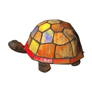 Turtle Tiffany Lamp (Sunset) 22cm + Free Bulb