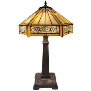 Large Tiffany Lamp - Art Deco Design 64cm + Free Bulb