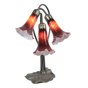 Pond Lily Lamp 3 Venetian Sunset Shades 40cm + Free Bulbs