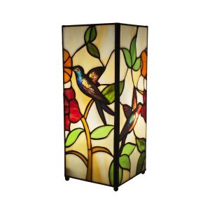 Humming Bird Square Lamp 27cm + Free Bulb