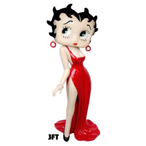 Large Betty Boop Red Dress - 3ft