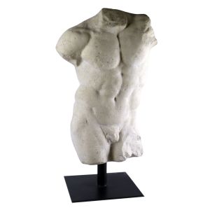 Perseus Male Torso - Roman Stone Finish 78cm