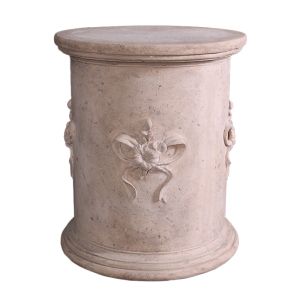 Cylindrical Base With Flowers - 70cm