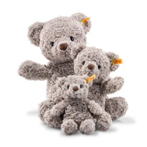Honey Teddy Bear Grey Plush 18cm
